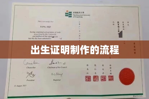 故城出生证明制作的流程