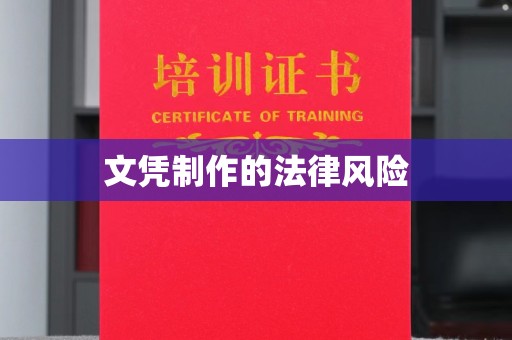 故城文凭制作的法律风险