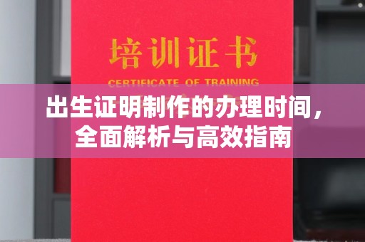 故城出生证明制作的办理时间，全面解析与高效指南